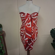 Sarong Beach Cover-Up Red