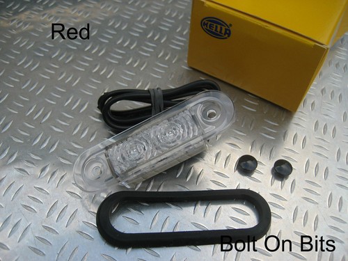 Hella led flush red rear - flush,