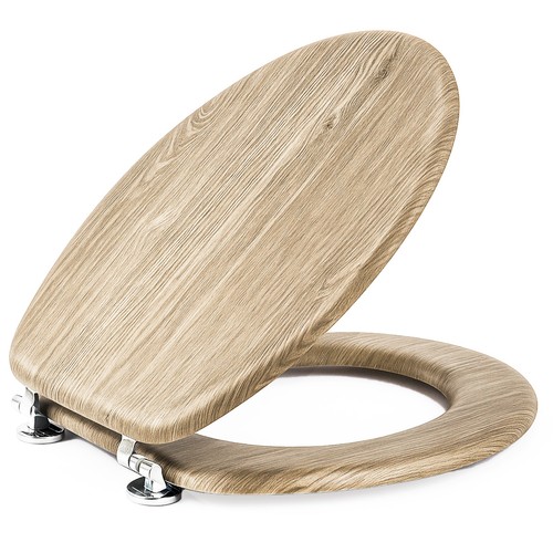 Wood effect toilet - toilet, soft