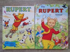 Vintage rupert bear annuals - vintage,
