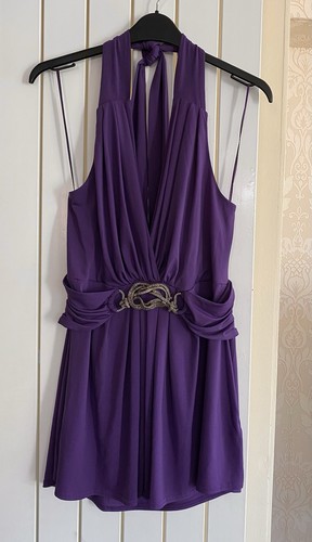 Next purple halter neck - next,