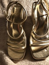 Ladies Sandals, Next, Gold