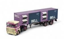 Tekno 1:50 De Wilde Scania 140 Container Semitrailer + 2x 20ft Con Truck Diecast