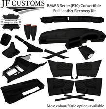 BLACK STITCH LEATHER COVERS