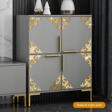 4Pcs Acrylic 3D Corner Mirror