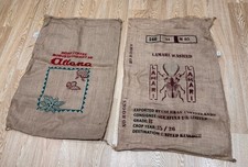 Two Used Coffee Sacks