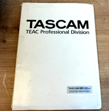 TASCAM BR-20 Series Operation