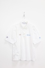 SERGIO TACCHINI 90'S VINTAGE TEAM ITALY OLYMPIC GAMES TENNIS POLO SHIRT,SIZE:XXL