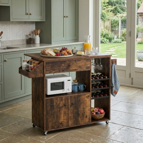 Kitchen island serving trolley - kitchen,