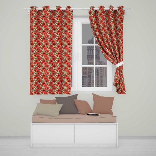 Blackout eyelet curtains - eyelet,