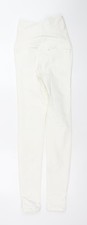 H&M Women White Maternity Super Skinny High Rise Jeans Size 8