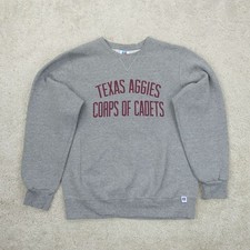 Russell Athletic Texas Aggies Sweatshirt Mens Medium University College Graphic 