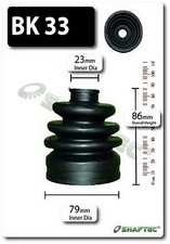 Shaftec Front Outer CV Boot