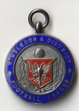 Wimbledon & District Football League Silver Hallmarked Medal in original box