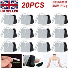 20PCS Tens Machine Self-Adhesive Reusable Replacement Electrode Massager Pads F