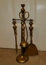 Vintage Solid Brass Fireside