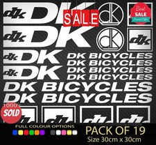 DK BICYCLES bikes Vinyl Decal