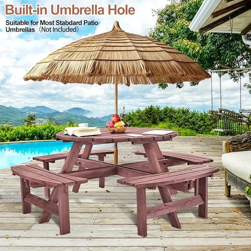 Seater wooden round - seater,