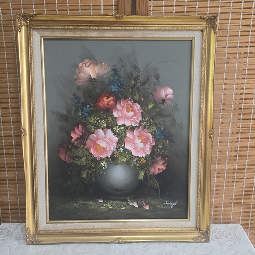 Vintage large oil painting - painting, in