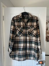Primark Ladies Size 10 Shacket Checked