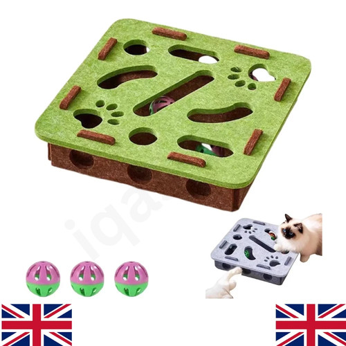 Cat scratch puzzle enrichment - puzzle,