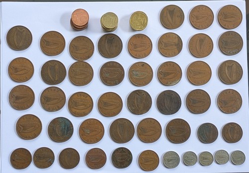 Irish coins selection - irish, a
