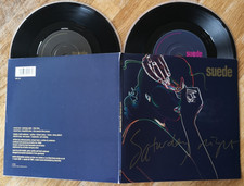 Suede ‎– UK 1997 G/F Sleeve 2x7": Saturday Night / Beautiful Ones. Nude NUD 24S