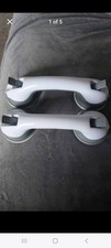 2X Suction Grab Rail Handle | Bathroom Shower Safety Support Bar | Non-Slip Grip