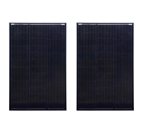 Black 300w solar panel - solar,