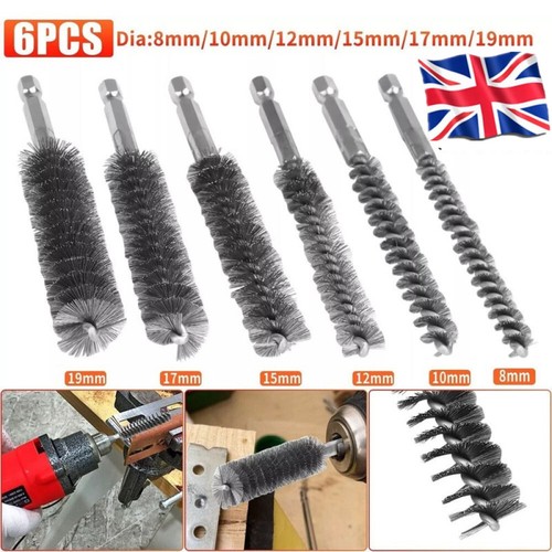 Stainless steel wire brush - 6x,