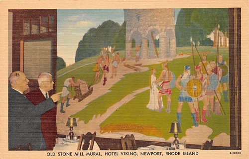 Old stone mill mural hotel - stone,