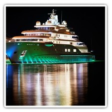 2 x Square Stickers 7.5 cm -