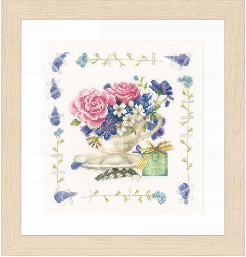Lanarte cross stitch kit - cross,