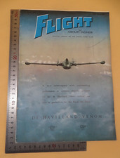 Flight And Aircraft Engineer De Havilland Venom 22 June 1950 Magazine