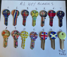 YALE REFERENCE A1 FANCY PATTERN DESIGN KEY BLANK WITH FREE CUTTING