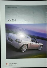 Vauxhall VX220 Brochure 2000