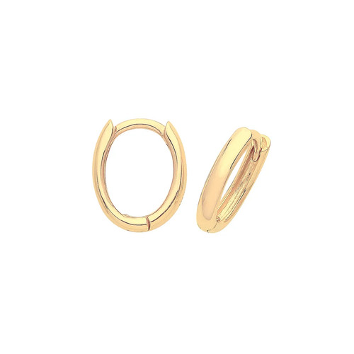 Hinged earrings 9ct - 9ct, yellow