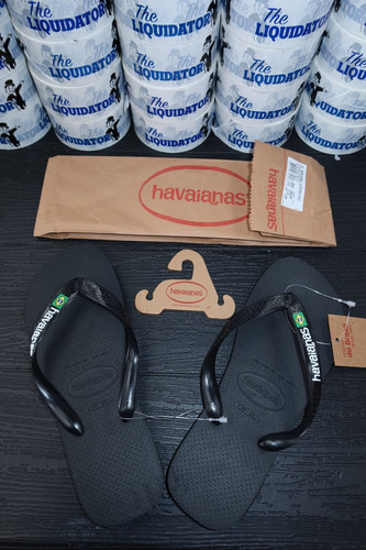Black brasil logo havaiana - brasil,