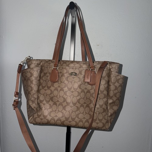 Coach signature diaper bag - signature,