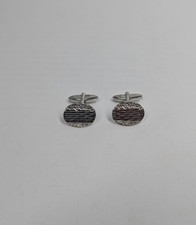 Sterling Silver Oval Cufflinks