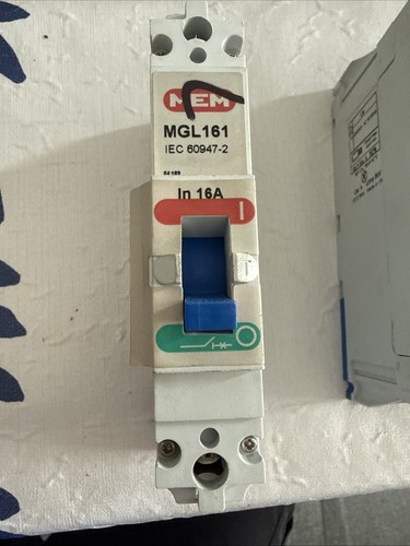 Mem mgl161 16a single pole - mem,