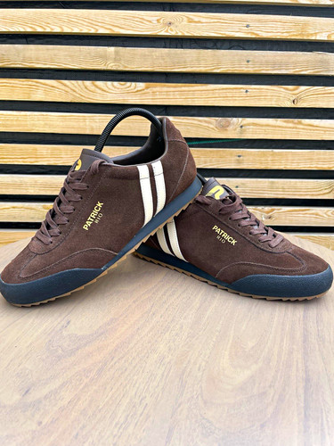 Patrick rio brown white - brown/white, suede