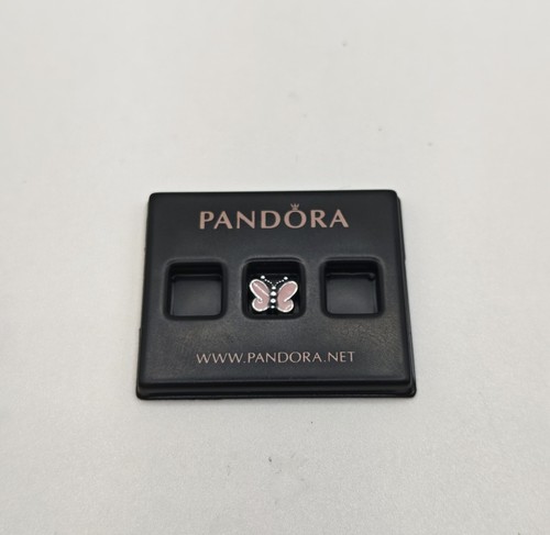 Pandora butterfly pink - butterfly, enamel