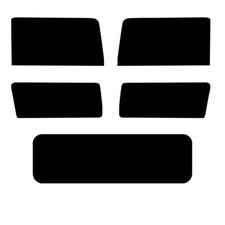 Pre Cut Window Tint for Hummer H2 2002-09 5% Limo Black Rear Car Tinting Film