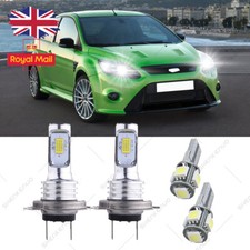 For Ford Focus MK1/MK2 Upgrade H7 501 Super White Low/Side LED Headlight Bulbs