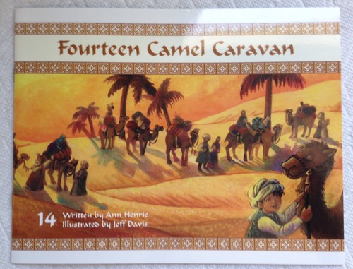 Fourteen camel caravan - camel,