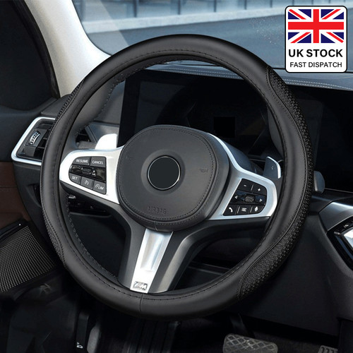 Luxury leather steering wheel - leather,
