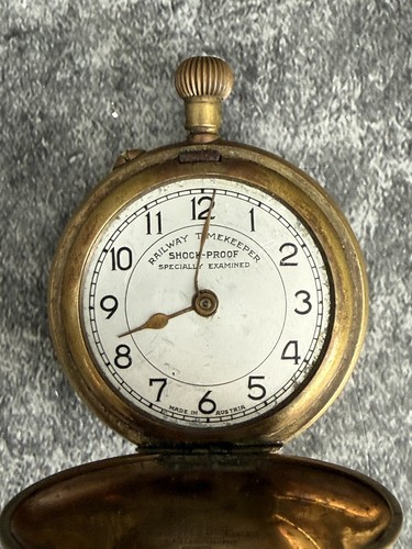 Vintage railway timekeeper - railway,