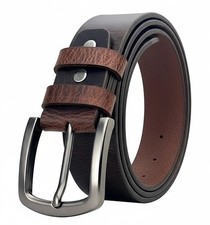 Genuine Leather Belt Men Brown