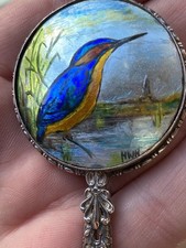 Arts & Crafts Enamel Plaque